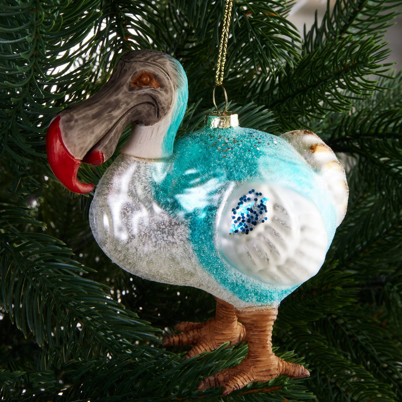 BRUBAKER Weihnachtsbaumkugel Lustige Weihnachtskugel aus Glas - Handbemalt und Mundgeblasen Figuren (1 St), Christbaumschmuck Weihnachtsdeko Anhänger - Deko – Bild 3 von 5