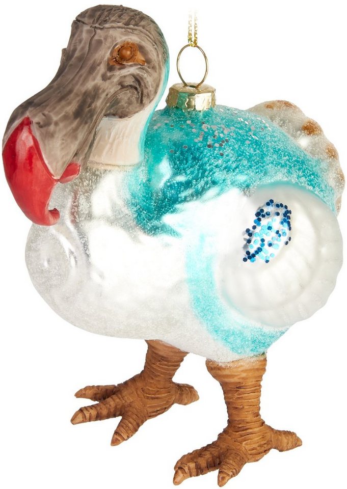 BRUBAKER Weihnachtsbaumkugel Lustige Weihnachtskugel aus Glas - Handbemalt und Mundgeblasen Figuren (1 St), Christbaumschmuck Weihnachtsdeko Anhänger - Deko – Bild 4 von 5