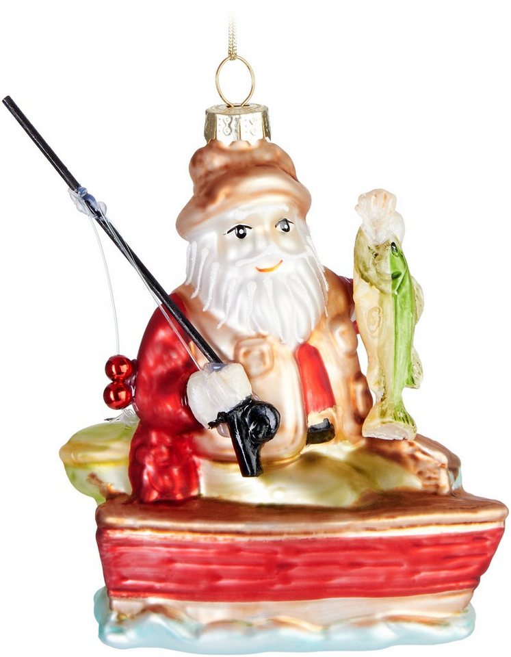 BRUBAKER Weihnachtsbaumkugel Lustige Weihnachtskugel aus Glas - Handbemalt und Mundgeblasen Figuren (1 St), Christbaumschmuck Weihnachtsdeko Anhänger - Deko – Bild 2 von 5