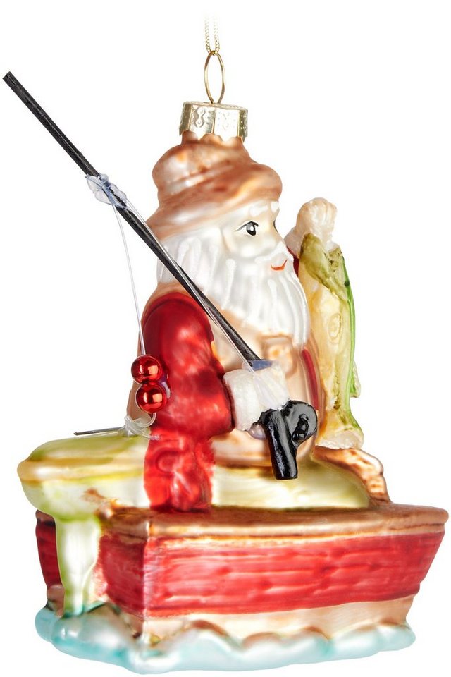 BRUBAKER Weihnachtsbaumkugel Lustige Weihnachtskugel aus Glas - Handbemalt und Mundgeblasen Figuren (1 St), Christbaumschmuck Weihnachtsdeko Anhänger - Deko – Bild 4 von 5
