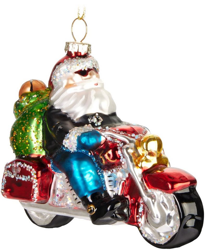BRUBAKER Weihnachtsbaumkugel Lustige Weihnachtskugel aus Glas - Handbemalt und Mundgeblasen Figuren (1 St), Christbaumschmuck Weihnachtsdeko Anhänger - Deko – Bild 2 von 5