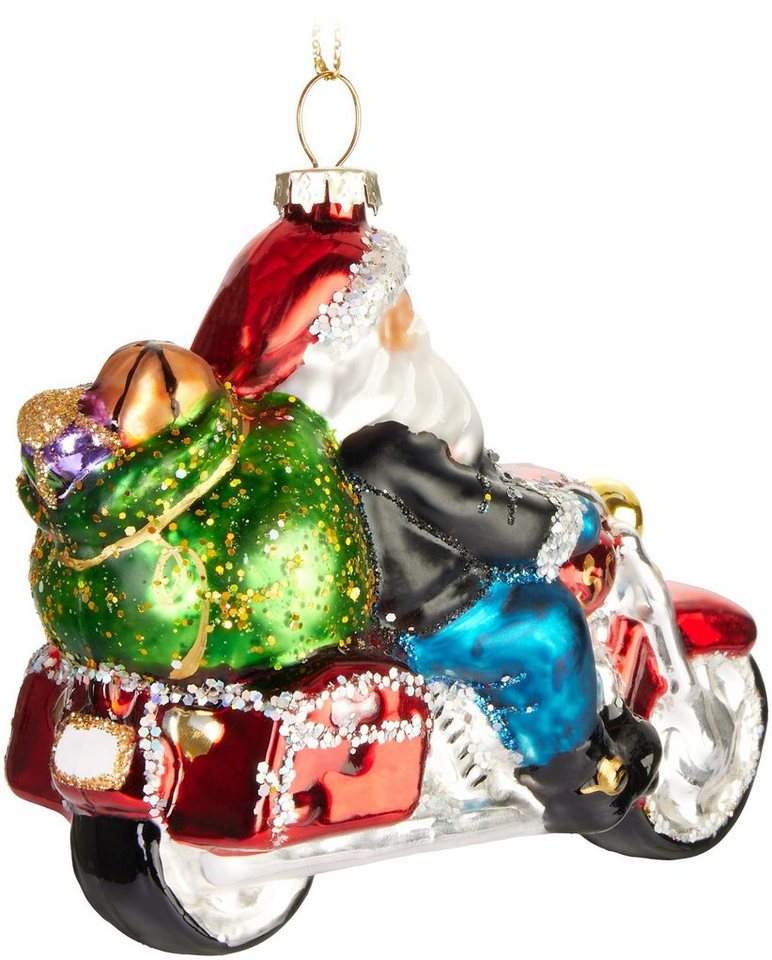 BRUBAKER Weihnachtsbaumkugel Lustige Weihnachtskugel aus Glas - Handbemalt und Mundgeblasen Figuren (1 St), Christbaumschmuck Weihnachtsdeko Anhänger - Deko – Bild 5 von 5
