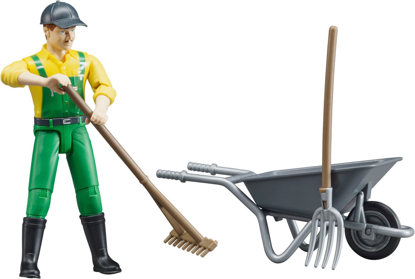 Bruder® Spielfigur bworld Landwirt (62610), Made in Europe – Bild 3 von 5