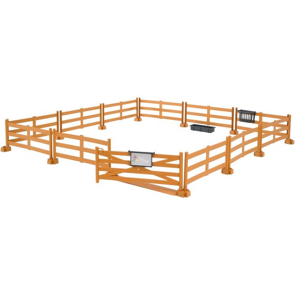 Bruder® Spielwelt bworld, Weidezaun braun (62604), Made in Europe