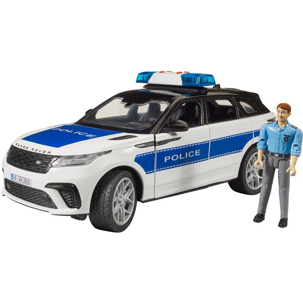 Bruder® Spielzeug-Auto Range Rover Velars Polizei 1:16 mit Polizist (02890), Mit Licht und Sound, Made in Europe
