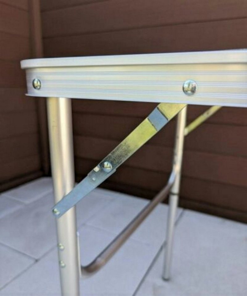 BruKa Campingtisch Alutisch CAMPER Campingtisch Gartentisch klappbar COMPACT – Bild 4 von 5