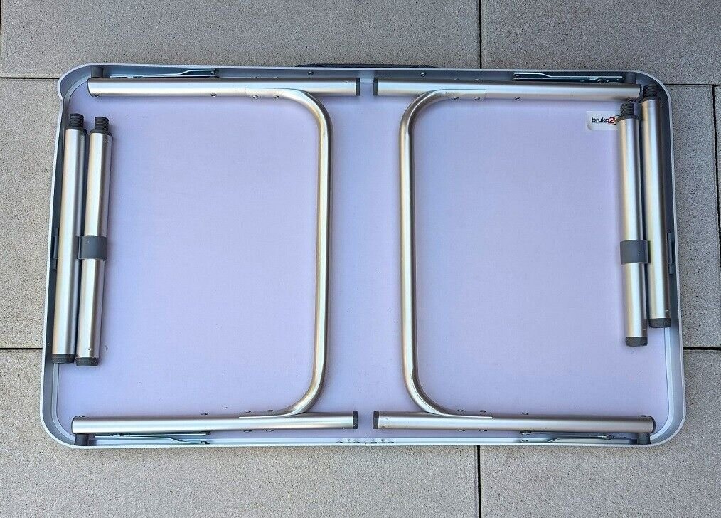 BruKa Campingtisch Alutisch CAMPER Campingtisch Gartentisch klappbar COMPACT – Bild 5 von 5