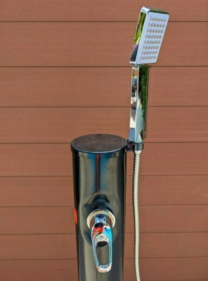 BruKa Gartendusche Pooldusche SUNNY Solardusche Gartendusche Außendusche Solar Dusche – Bild 3 von 5