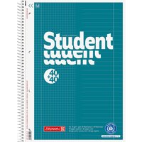 BRUNNEN Collegeblock DIN A4, Duo Lineatur 27 + 28, 2 x 40 Blatt