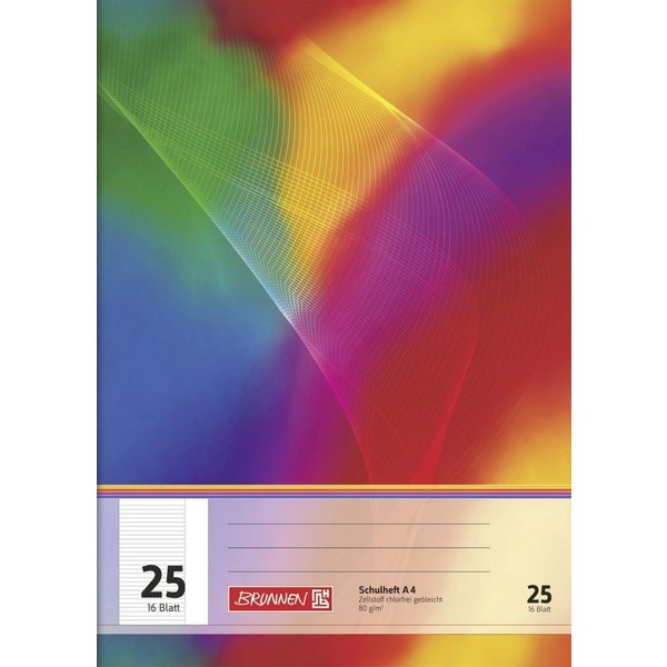 25, mehrfarbig, 16 Blatt