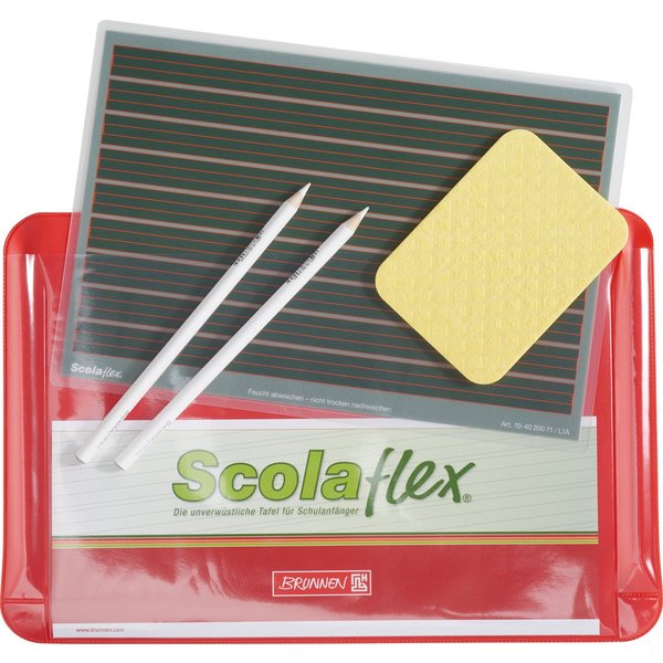 BRUNNEN Tafel Scolaflex Tafel-Set, inklusive 2 Schreibstiften