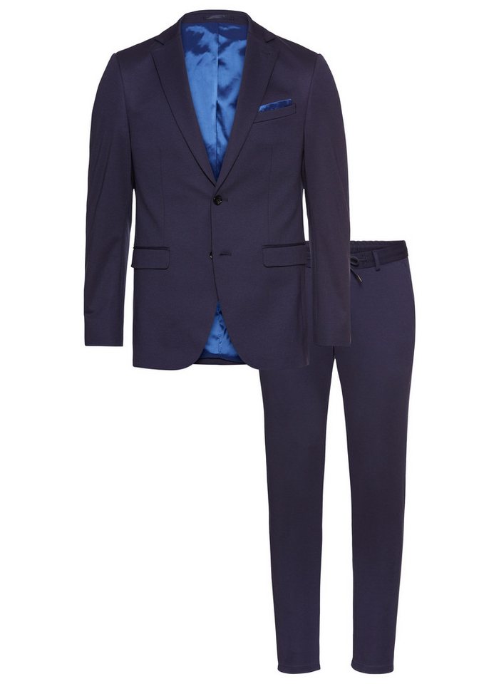 Bruno Banani Anzug Jersey (Set, 2-tlg., Sakko & Hose) elastische Qualität – Bild 5 von 5