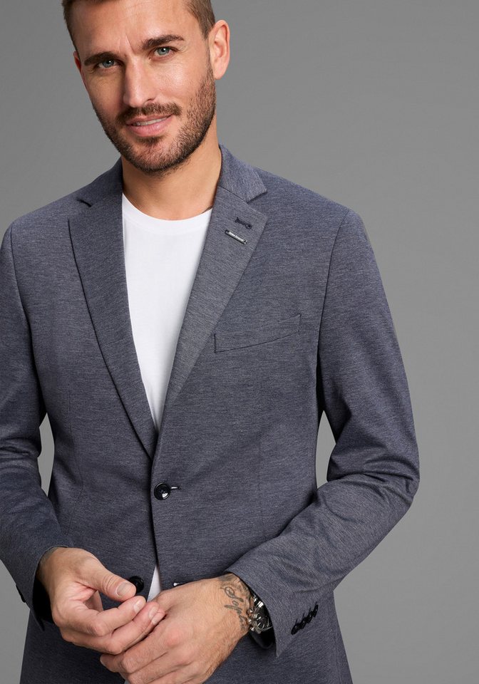 Bruno Banani Anzug Jersey (Set, 2-tlg., Sakko & Hose) elastische Qualität – Bild 3 von 5