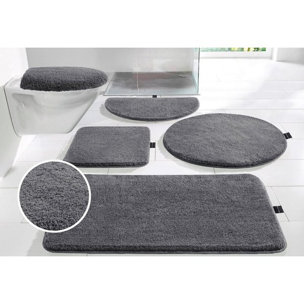Bruno Banani Badematte Lana, Standard & Premium Qualität, 25 mm oder 30 mm Höhe, rutschhemmend beschichtet, schnell trocknend, strapazierfähig, fußbodenheizungs