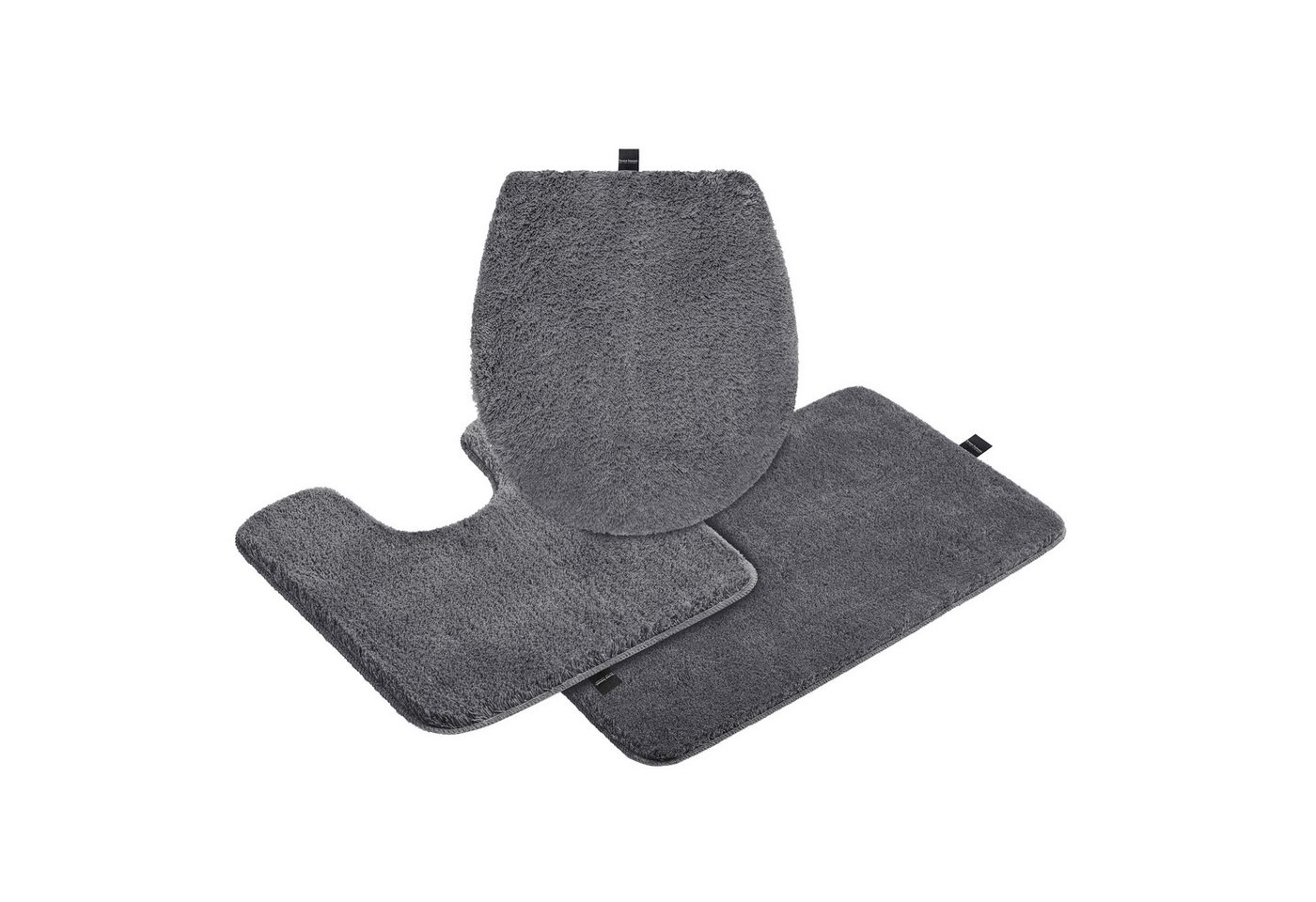 Bruno Banani Badematte Lana, Standard & Premium Qualität, 25 mm oder 30 mm Höhe, rutschhemmend beschichtet, schnell trocknend, strapazierfähig, fußbodenheizungs – Bild 2 von 5
