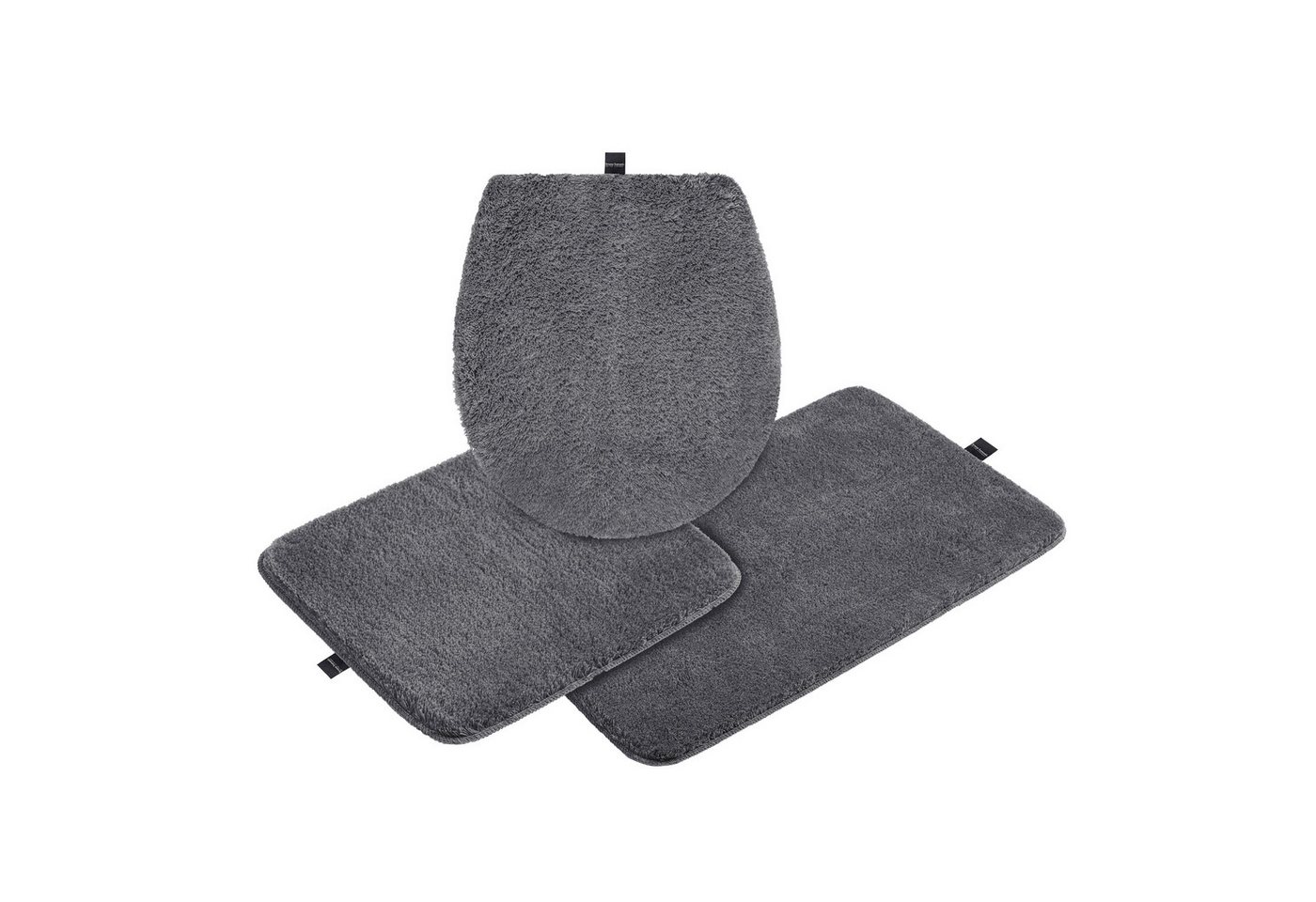 Bruno Banani Badematte Lana, Standard & Premium Qualität, 25 mm oder 30 mm Höhe, rutschhemmend beschichtet, schnell trocknend, strapazierfähig, fußbodenheizungs – Bild 2 von 5