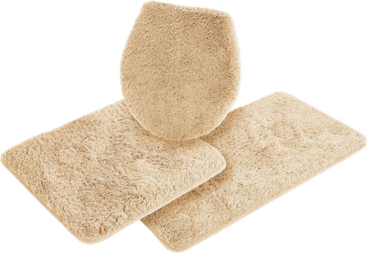 Bruno Banani Badematte Lana, Standard & Premium Qualität, 25 mm oder 30 mm Höhe, rutschhemmend beschichtet, schnell trocknend, strapazierfähig, fußbodenheizungs – Bild 2 von 5