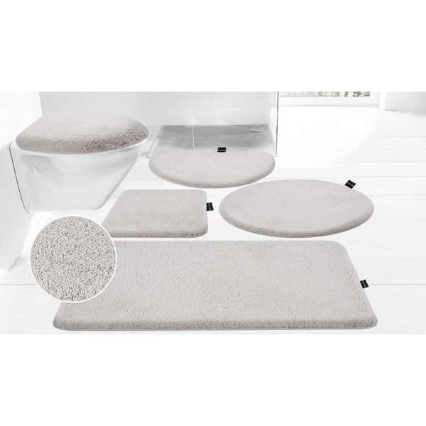 Bruno Banani Badematte Lana, Standard & Premium Qualität, 25 mm oder 30 mm Höhe, rutschhemmend beschichtet, schnell trocknend, strapazierfähig, fußbodenheizungs