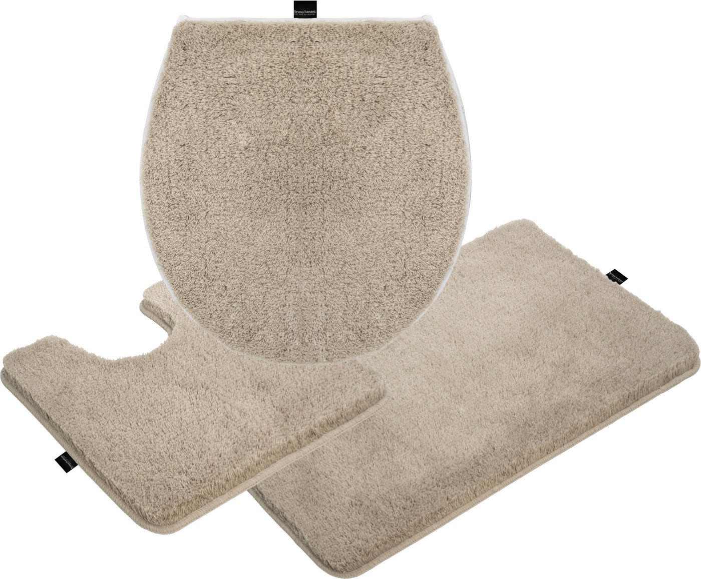 Bruno Banani Badematte Lana, Standard & Premium Qualität, 25 mm oder 30 mm Höhe, rutschhemmend beschichtet, schnell trocknend, strapazierfähig, fußbodenheizungs – Bild 2 von 5