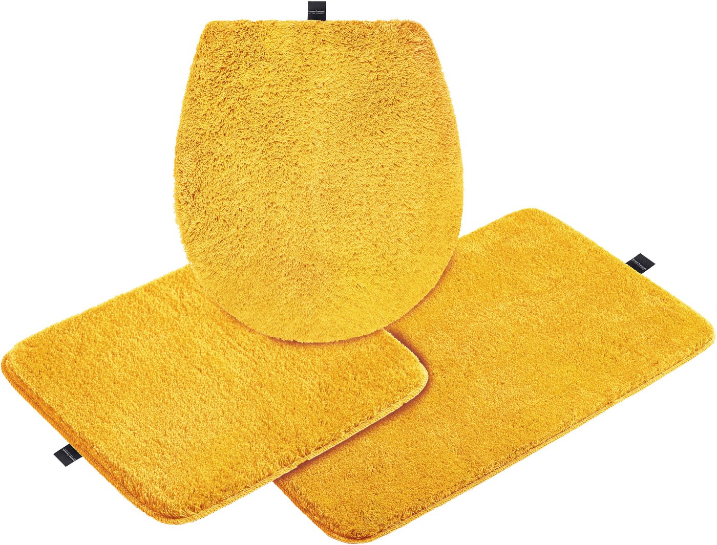 Bruno Banani Badematte Lana, Standard & Premium Qualität, 25 mm oder 30 mm Höhe, rutschhemmend beschichtet, schnell trocknend, strapazierfähig, fußbodenheizungs – Bild 2 von 5