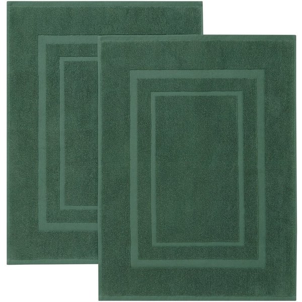 Bruno Banani Badematte Robby, 2 tlg. Hotelmatten-Set, 50x70cm, Duschvorleger, Höhe 5 mm, beidseitig nutzbar, fußbodenheizungsgeeignet, Baumwolle, rechteckig, Ba