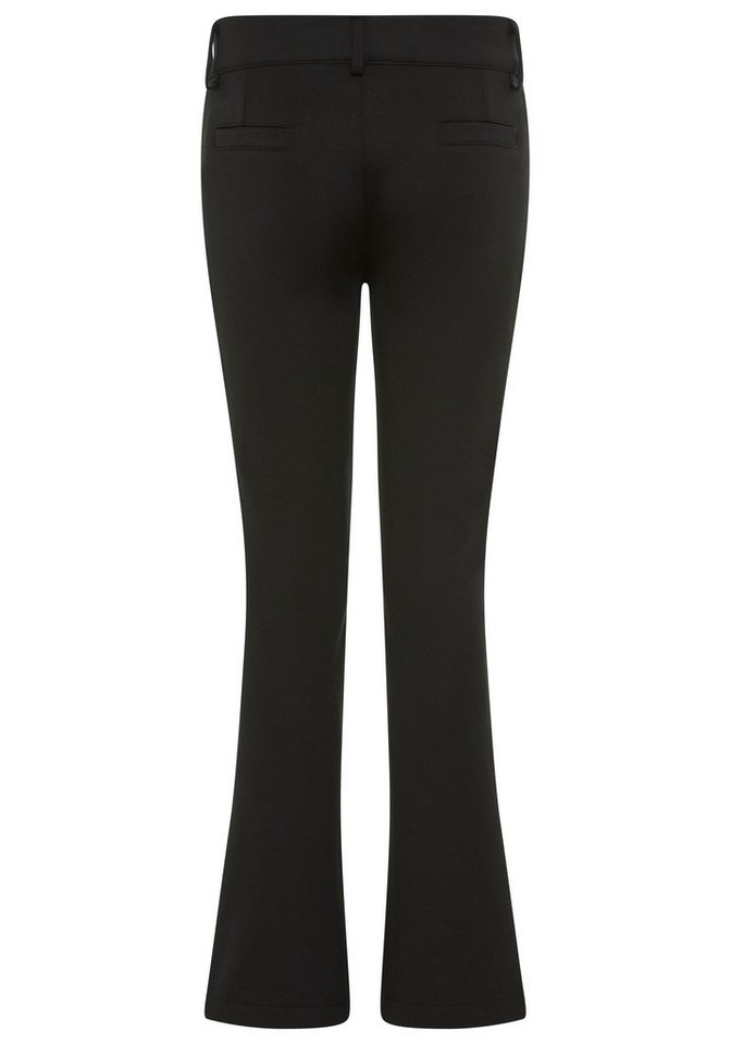 Bruno Banani Bootcuthose Schlaghose, trendige Stretchhose in Milano-Ware, für Mädchen Für TEENS. Bootcut-Hose – Bild 4 von 5