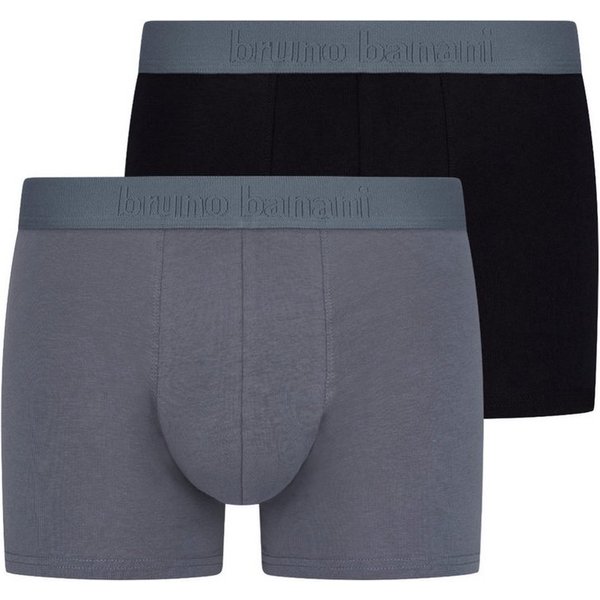 Bruno Banani Boxer Flowing (2er Pack) mit kontrastreichem Logobund