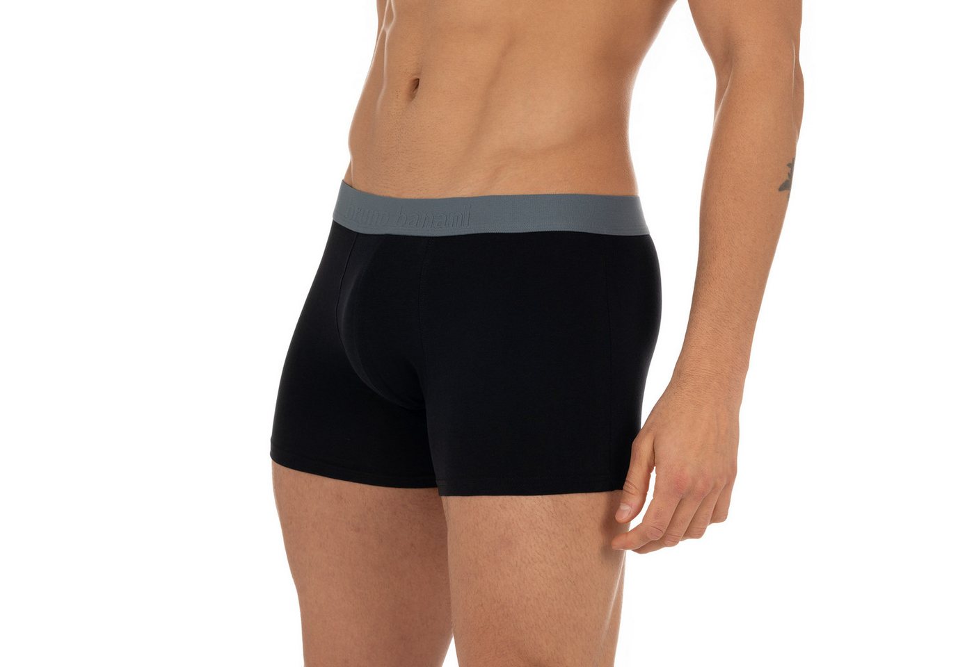 Bruno Banani Boxer Flowing (2er Pack) mit kontrastreichem Logobund – Bild 5 von 5