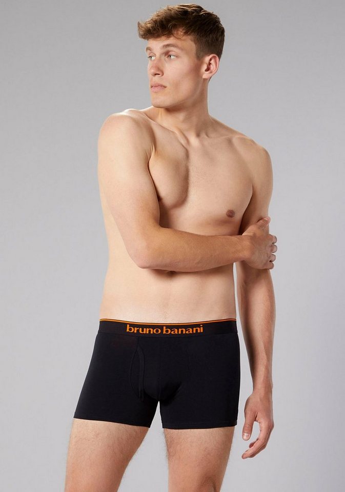 Bruno Banani Boxershorts Short 2Pack Quick Access (2er Pack) Kontrastfarbene Details – Bild 2 von 5