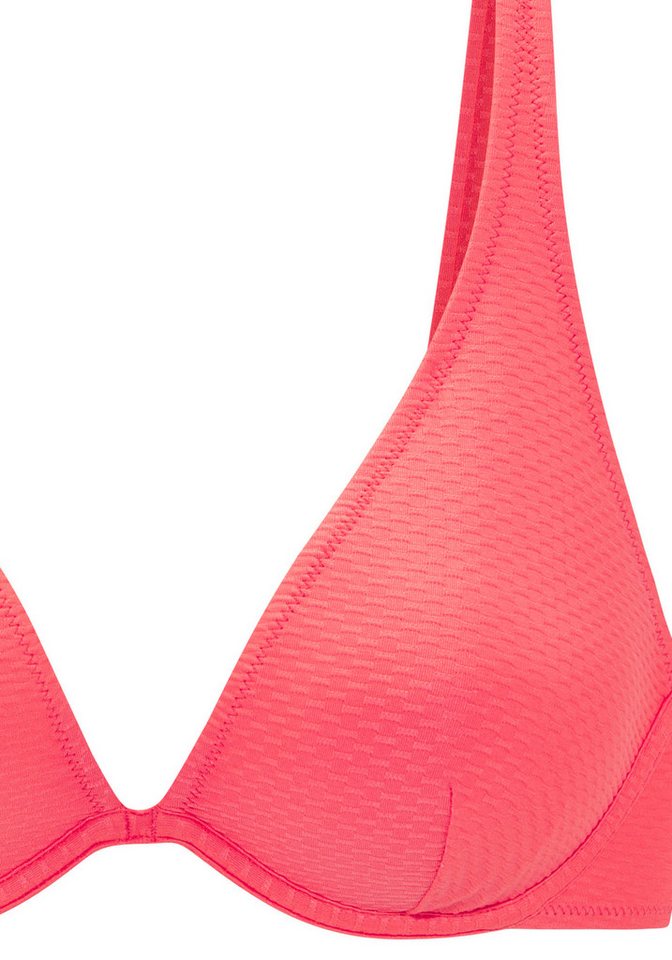Bruno Banani Bügel-Bikini-Top Kiara, Mit Strukturmuster – Bild 3 von 4
