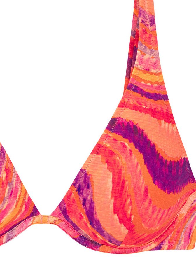 Bruno Banani Bügel-Bikini-Top Kira, Mit modernem Print – Bild 2 von 4