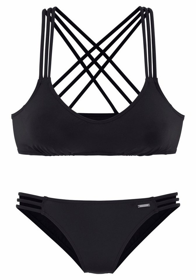 Bruno Banani Bustier-Bikini mit Zierbändern – Bild 2 von 5