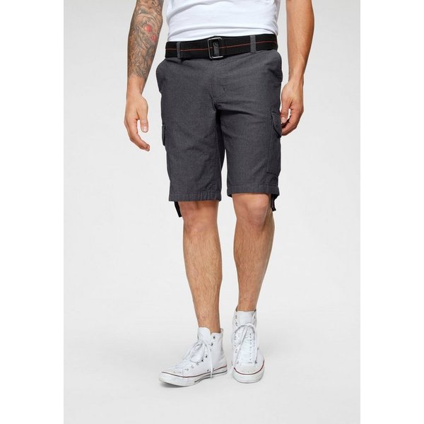 Bruno Banani Cargoshorts (Set, 2-tlg., mit abnehmbarem Gürtel) mit modischer Struktur