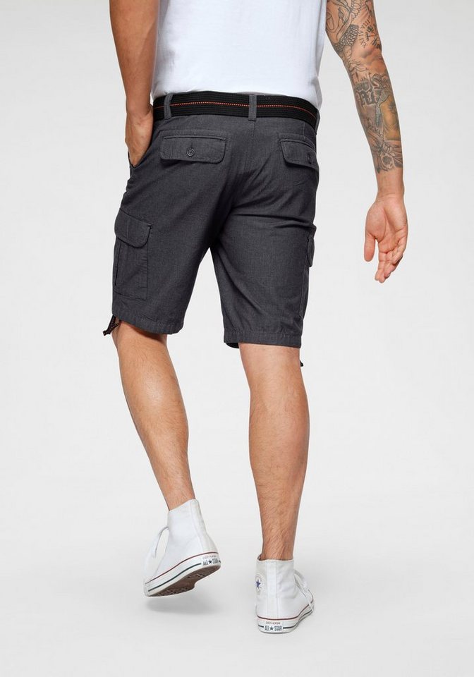 Bruno Banani Cargoshorts (Set, 2-tlg., mit abnehmbarem Gürtel) mit modischer Struktur – Bild 2 von 5