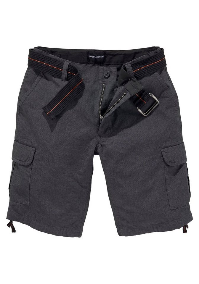 Bruno Banani Cargoshorts (Set, 2-tlg., mit abnehmbarem Gürtel) mit modischer Struktur – Bild 4 von 5