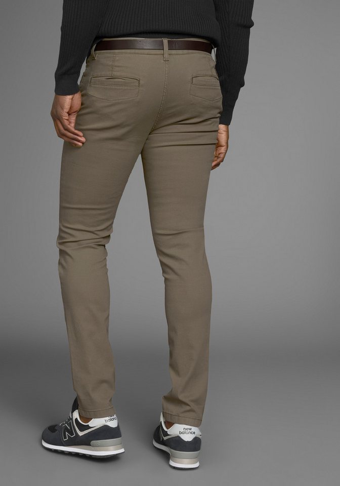 Bruno Banani Chinohose (Set, mit abnehmbarem Gürtel) – Bild 2 von 5