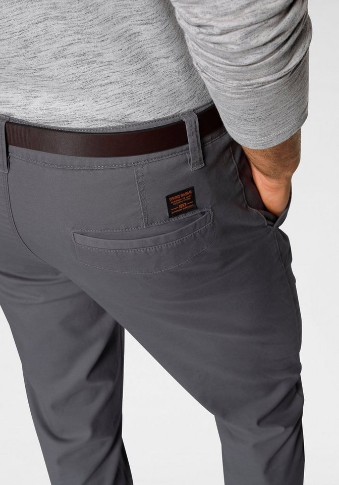 Bruno Banani Chinohose (Set, mit abnehmbarem Gürtel) – Bild 3 von 5
