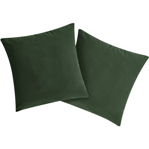 Bruno Banani Dekokissen Lagan, 2-er Set, einfarbig, Kissenhüllen ohne Füllung, 40 x 40 cm