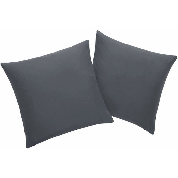 Bruno Banani Dekokissen Lagan, 2-er Set, einfarbig, Kissenhüllen ohne Füllung, 40 x 40 cm