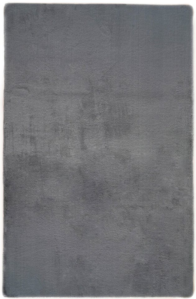 Bruno Banani Fellteppich Rabbit 2, Kunstfell Teppich, Modern, rechteckig, Höhe: 25 mm, Kaninchenfell-Haptik, sehr weich, Wohnzimmer, Schlafzimmer, Esszimmer – Bild 2 von 5