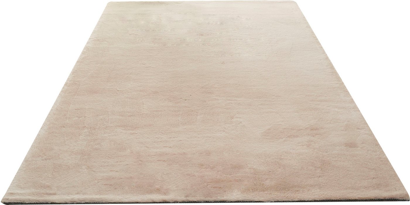 Bruno Banani Fellteppich Rabbit 2, Kunstfell Teppich, Modern, rechteckig, Höhe: 25 mm, Kaninchenfell-Haptik, sehr weich, Wohnzimmer, Schlafzimmer, Esszimmer – Bild 3 von 5