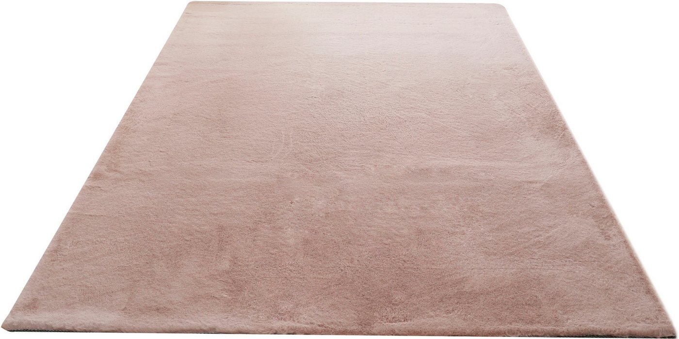 Bruno Banani Fellteppich Rabbit 2, Kunstfell Teppich, Modern, rechteckig, Höhe: 25 mm, Kaninchenfell-Haptik, sehr weich, Wohnzimmer, Schlafzimmer, Esszimmer – Bild 3 von 5