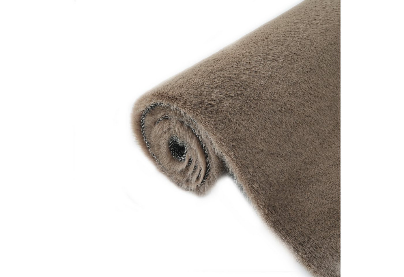 Bruno Banani Fellteppich Rabbit 2, Kunstfell Teppich, Modern, rechteckig, Höhe: 25 mm, Kaninchenfell-Haptik, sehr weich, Wohnzimmer, Schlafzimmer, Esszimmer – Bild 4 von 5