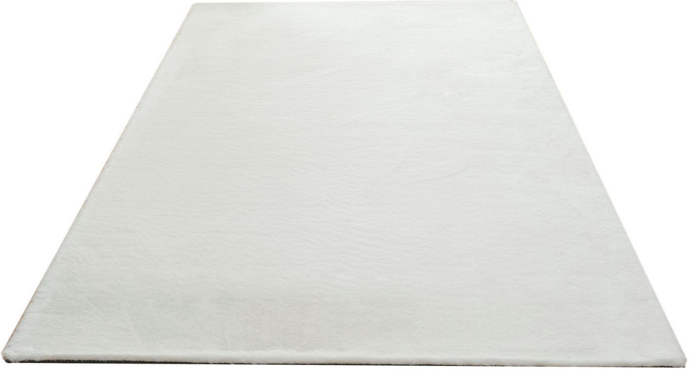 Bruno Banani Fellteppich Rabbit 2, Kunstfell Teppich, Modern, rechteckig, Höhe: 25 mm, Kaninchenfell-Haptik, sehr weich, Wohnzimmer, Schlafzimmer, Esszimmer – Bild 3 von 5