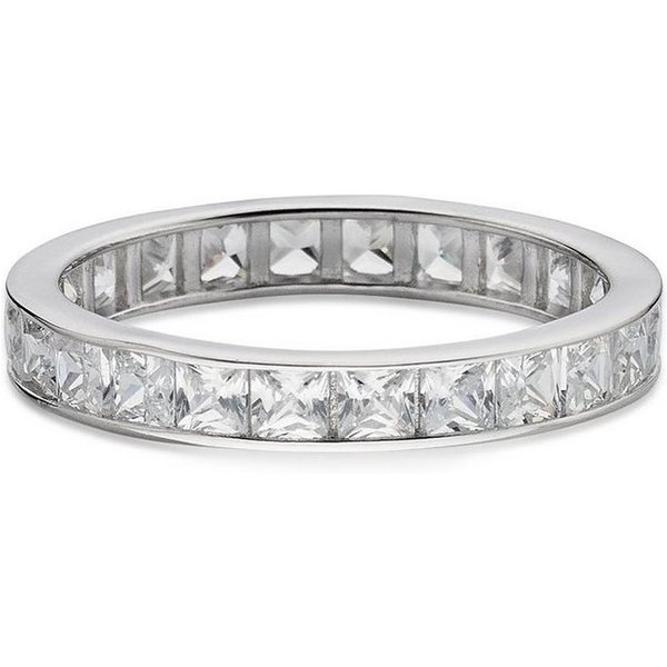 Bruno Banani Fingerring Schmuck Geschenk Silber 925 Damenring Memoire, mit Zirkonia (synth)