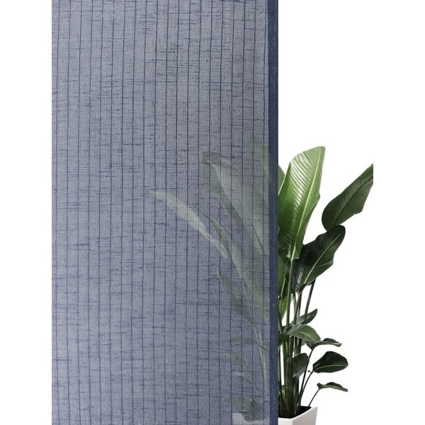 Bruno Banani Gardine Lazlo (1 St), Ösen, halbtransparent, Leinenoptik mit Leinen, Streifen, pflegeleicht, Wohn -und Schlafzimmer