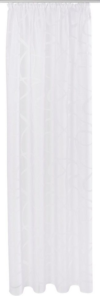 Bruno Banani Gardine Tilo, 1 Stück, Kräuselband, transparent, gewebt (1 St), Kräuselband, transparent, Ausbrenner, transparent, Ausbrenner, gewebt, verschiedene – Bild 2 von 5