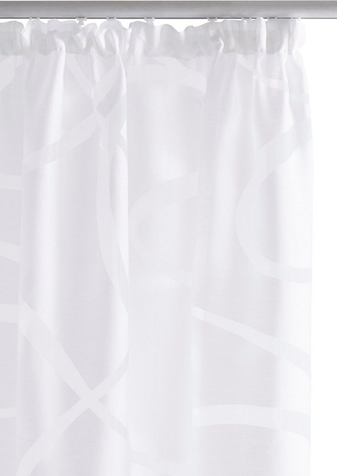 Bruno Banani Gardine Tilo, 1 Stück, Kräuselband, transparent, gewebt (1 St), Kräuselband, transparent, Ausbrenner, transparent, Ausbrenner, gewebt, verschiedene – Bild 5 von 5