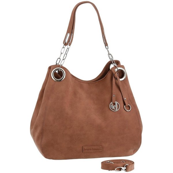 Bruno Banani Henkeltasche, mit Schmuckanhänger und silberfarbenen Details