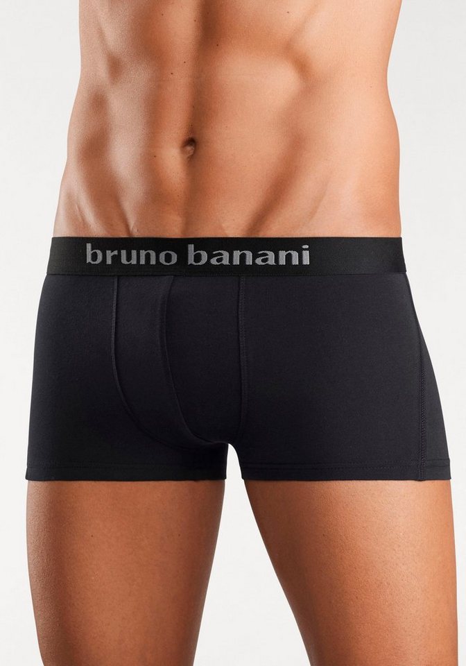 Bruno Banani Hipster (Packung, 4-St) knapp sitzende Boxershorts mit Logo Webbund aus Baumwollmischung – Bild 4 von 5